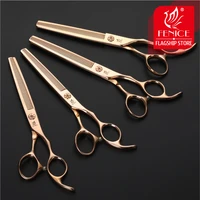 fenice 6 57 0 inch professional pet dog grooming scissors dog thinning scissors shears animals haircut tools