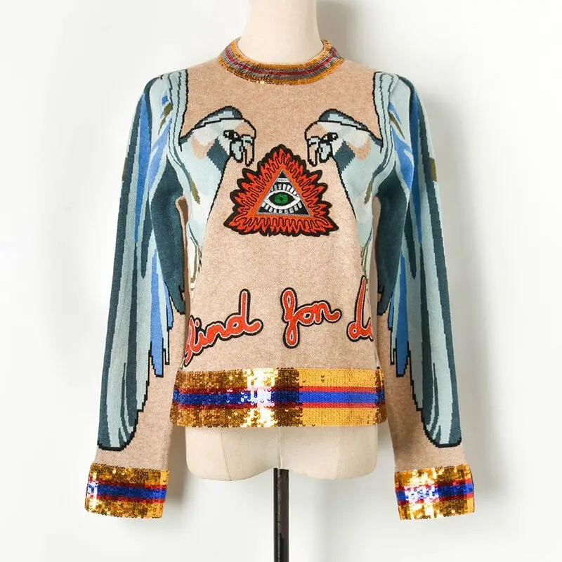 Свитер женский трикотажный Осень-зима | Женская одежда