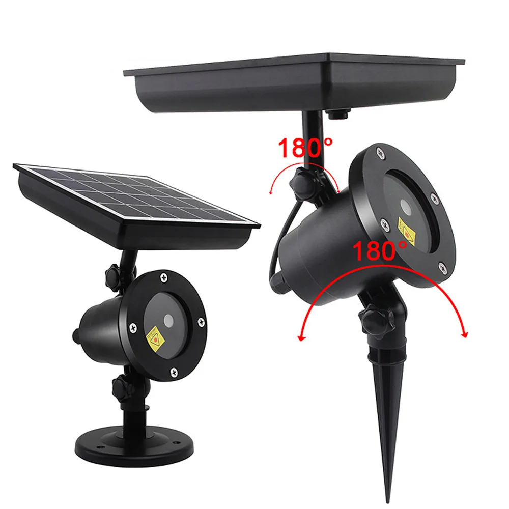 На солнечной энергии светодиодные лазерный проектор диско светильник