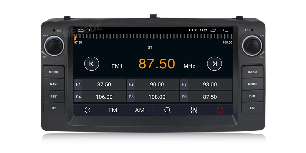 MEKEDE Android 9,1 автомобильное аудио-Радио Стерео dvd-плеер для LADA Vesta 2G ram 32G rom с gps-навигацией wi-fi-мультимедиа BT