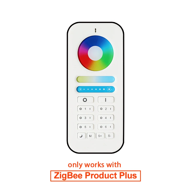G светодиодный OPTO ZigBee 3,0 RGB и цветной светодиодный контроллер DC12-24V работы с zigbee3.0 hub smartThings echo pluis Голосовое управление СВЕТОДИОДНЫЙ - Цвет: 6-Zone Remote