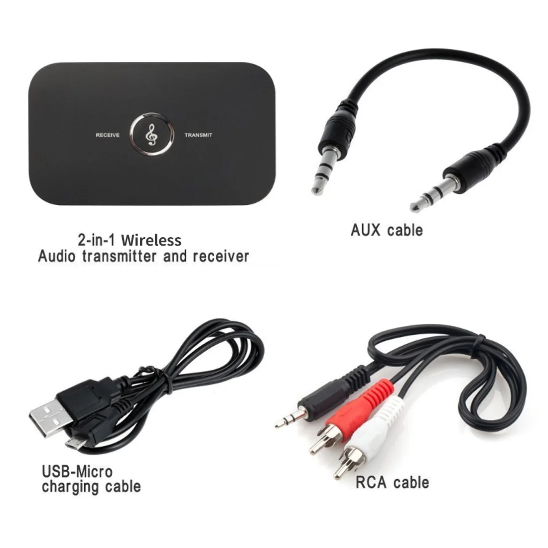 2 в 1 B6 Bluetooth-compatible5.0 передатчик приемник беспроводной аудио адаптер для ПК ТВ