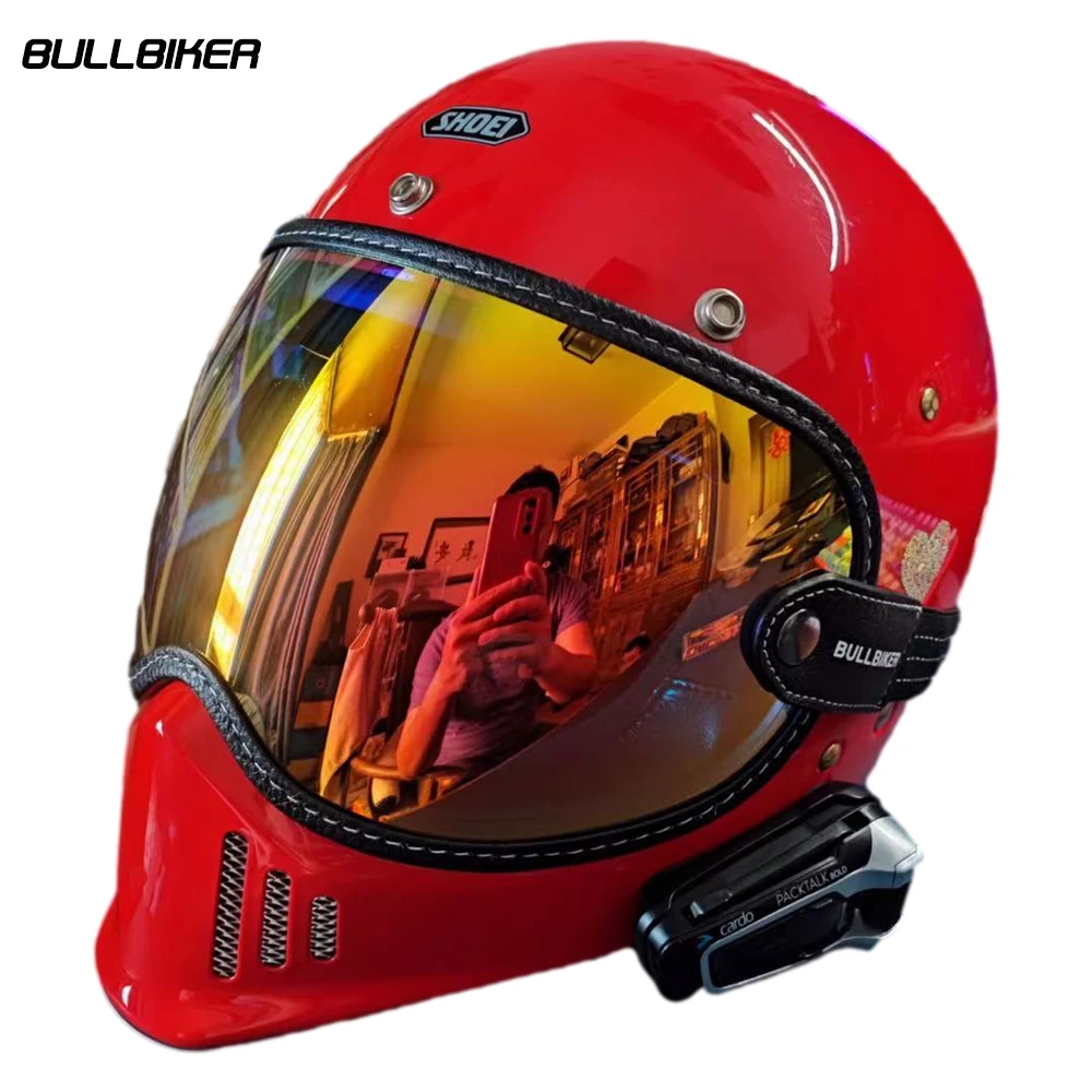 BULLBIKER Новый мотоциклетный шлем с пузырьковым козырьком линзы очки Для SHOEI EX-ZERO