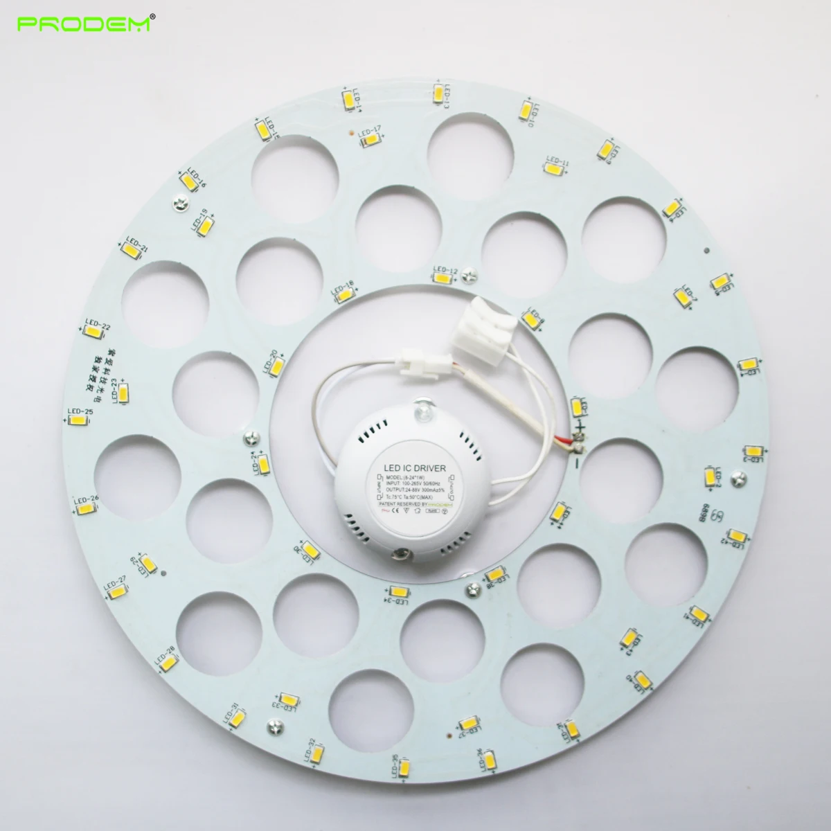 Новый ультра яркий 5730SMD 22 Вт круглый светодиодный потолочный светильник диск led