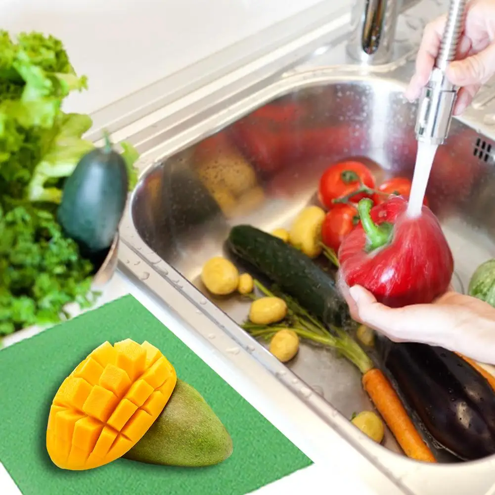 4 шт. волшебное растительное сохранение продуктов в свежем состоянии коврик холодильник ящик абсорбент губка Антикоррозийная коврик фрукты свежесть коврик