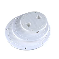 abs round hatch cover white 4 6 8 deck plate non slip deck inspection plate for marine rv yacht boat accessories