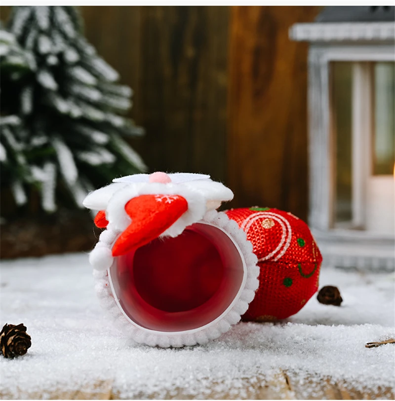 Christmas Funny Candy Boot Cute Ornaments Cartoon Bright Cloth Shoes Stockings Decoration Supplies Xmas Gift Holders | Дом и сад