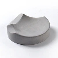 cement soap dish mold 3d handmade round concrete mould home decorative craft tool