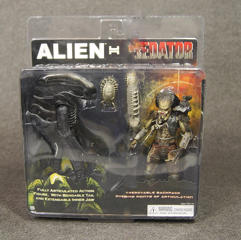 NECA ALIEN Xenomorph/Warrior/Grid Dog Alien ПВХ фигурка Коллекционная модель игрушки - Цвет: Alien vs Predator