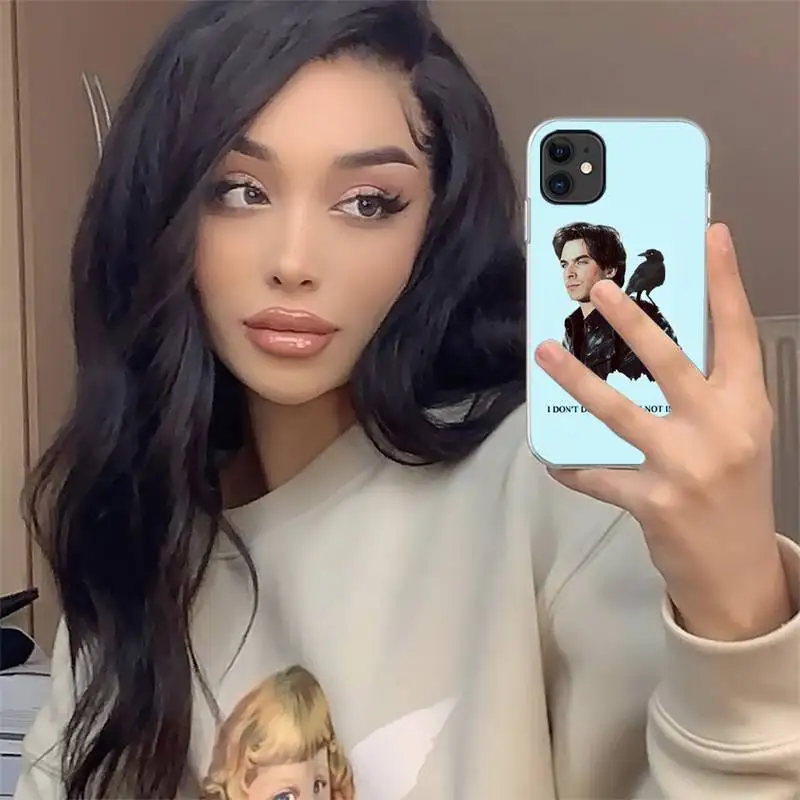 

The Vampire Diaries Stefan Damon Phone Case For iphone 12 mini 5 5s 5c se 6 6s 7 8 plus x xs xr 11 pro max