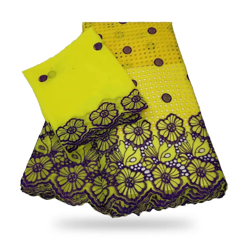 

Hot Selling 100% Cotton African Dry Lace Fabric Nigerian Lace Fabric 2020 High Quality Swiss Voile In Switzerland