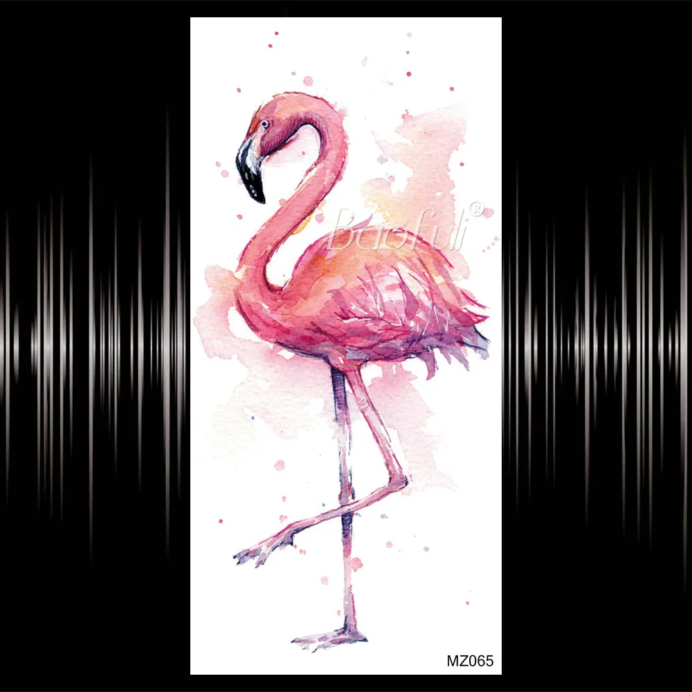 Сексуальная цепочка с розовым лотосом временные татуировки для женщин