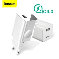 Baseus 24W Quick Charge 3 0 USB Charger Adapter For Wireless Charger Travel Mobile Phone Charger for iPhone Samsung