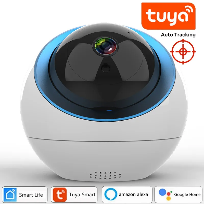 

IP-камера Tuya 1080P HD для системы видеонаблюдения с поддержкой Wi-Fi и голосовым управлением
