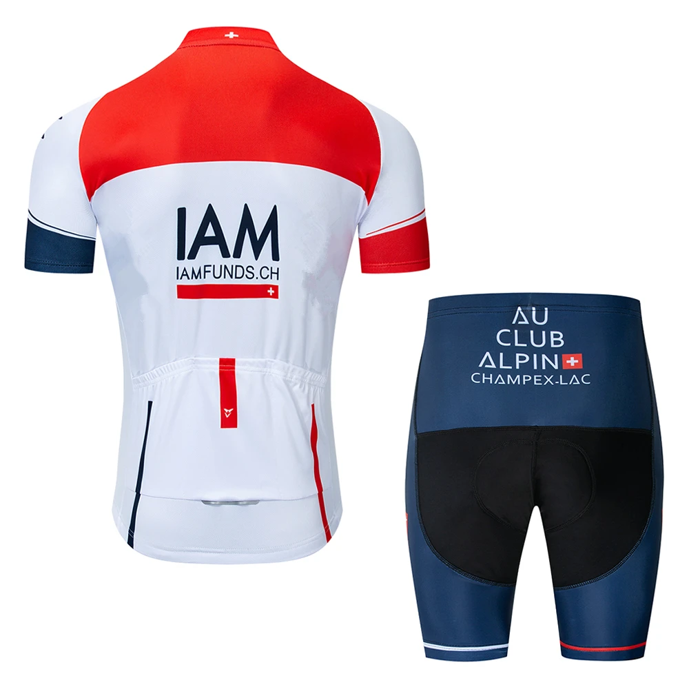 IAM Pro Team летние велосипедные наборы Ropa Ciclismo Высокое качество комплект велосипедной одежды для мужчин триатлонный обтягивающий костюм Skying велосипедная форма