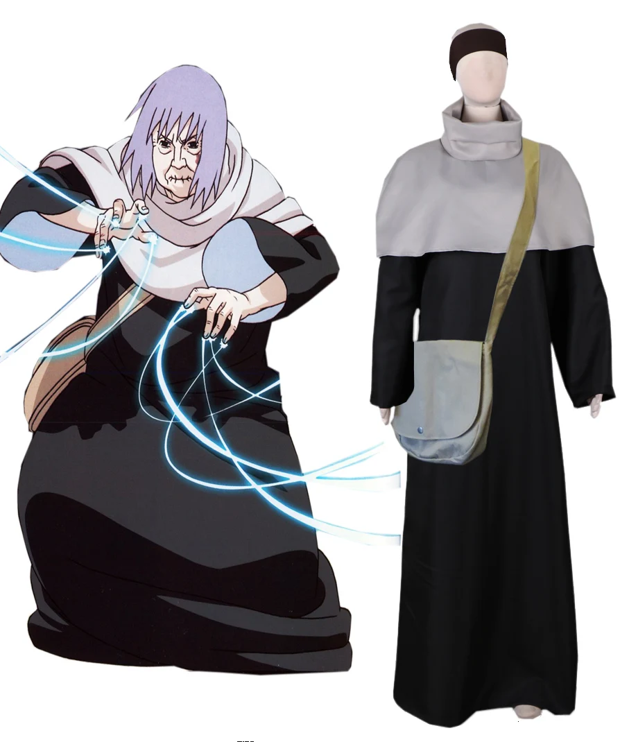 

Shippuden Chiyo Baa-sama Cosplay Costume Custom Made Any Size