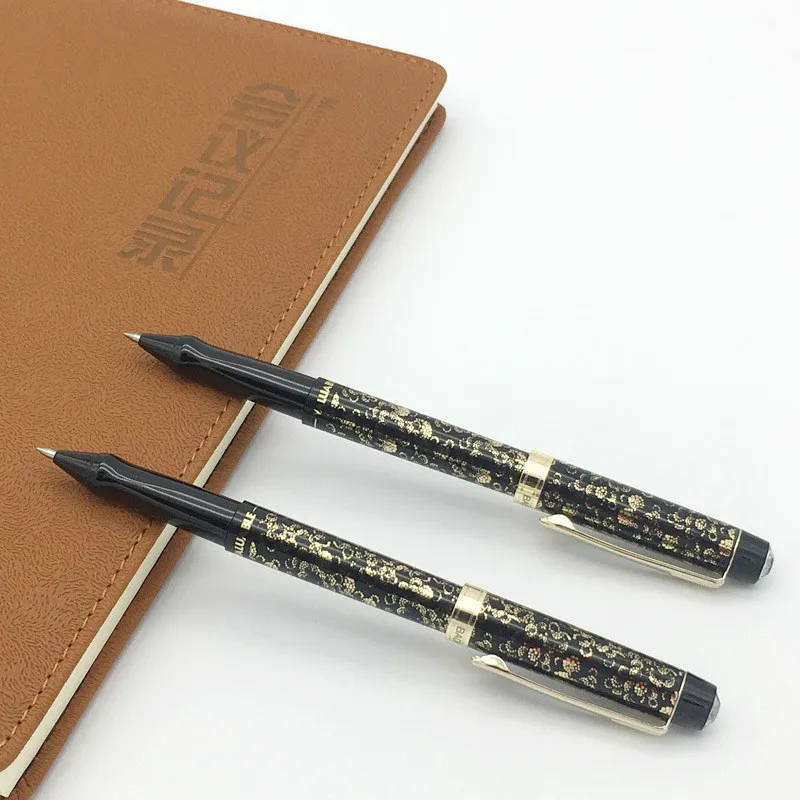 Роскошные Канцтовары Caneta пластиковая гелевая ручка с красивым Тиснением 0 5 мм