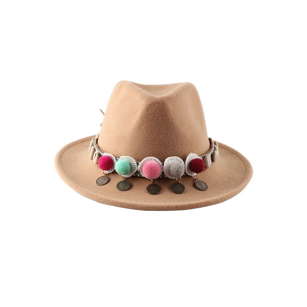 Международная торговля в Европе и Америке джазовая шерстяная шапка-котелок