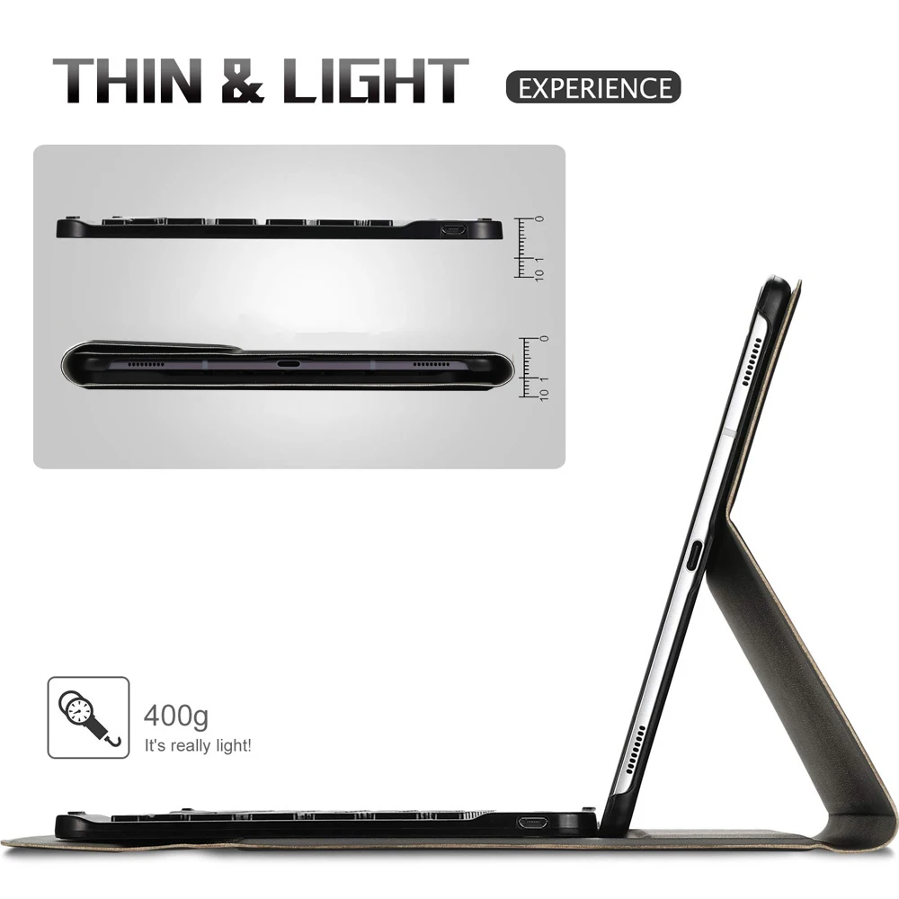 US клавиатура чехол для Samsung Galaxy Tab S6 10,5 дюймов SM-T860 T865 чехол из искусственной кожи с откидной крышкой подставкой bluetooth-клавиатура для планшета чехол