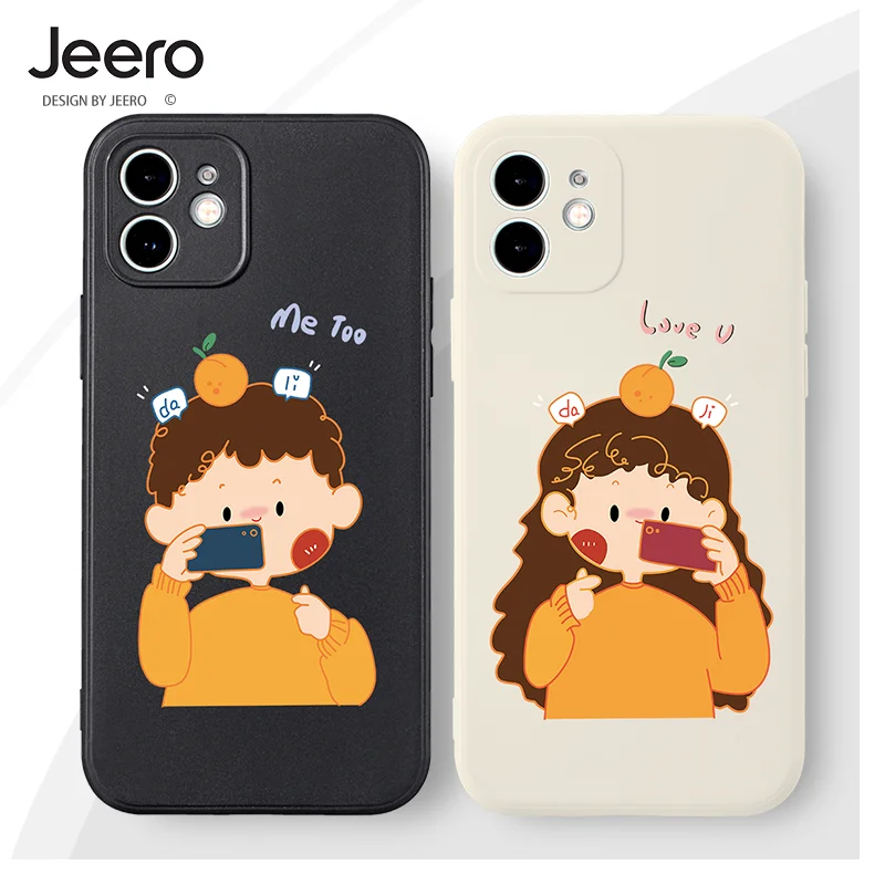 

Luxury Shockproof Soft Silicone Phone Case For iPhone 13 12 11 Pro Max SE 2020 X XR XS 8 7 6 Plus Couple Aesthetic Funny Cover