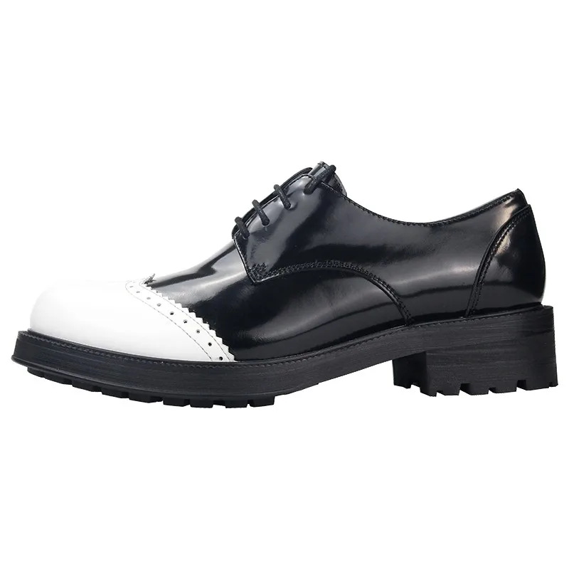 Туфли дерби мужские из натуральной кожи Дизайнерские повседневные на платформе