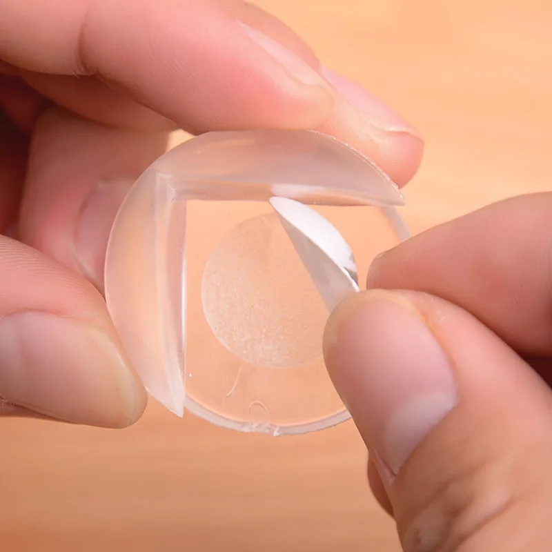 4 шт. силиконовые накладки на углы мебели для безопасности детей|Бамперы края и