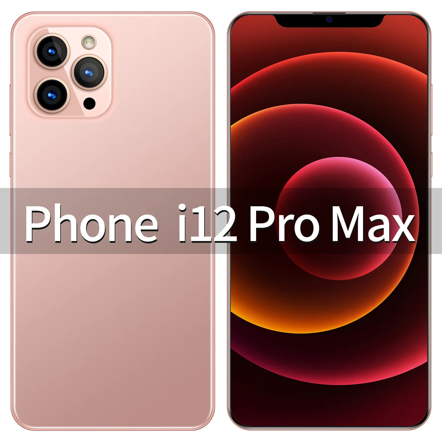 

Global Version I12 Pro Max 6.7inch smartphones 5800mAh 12G+512G Android Phone Celular Case Face ID Touch Screen 5G Network Phone