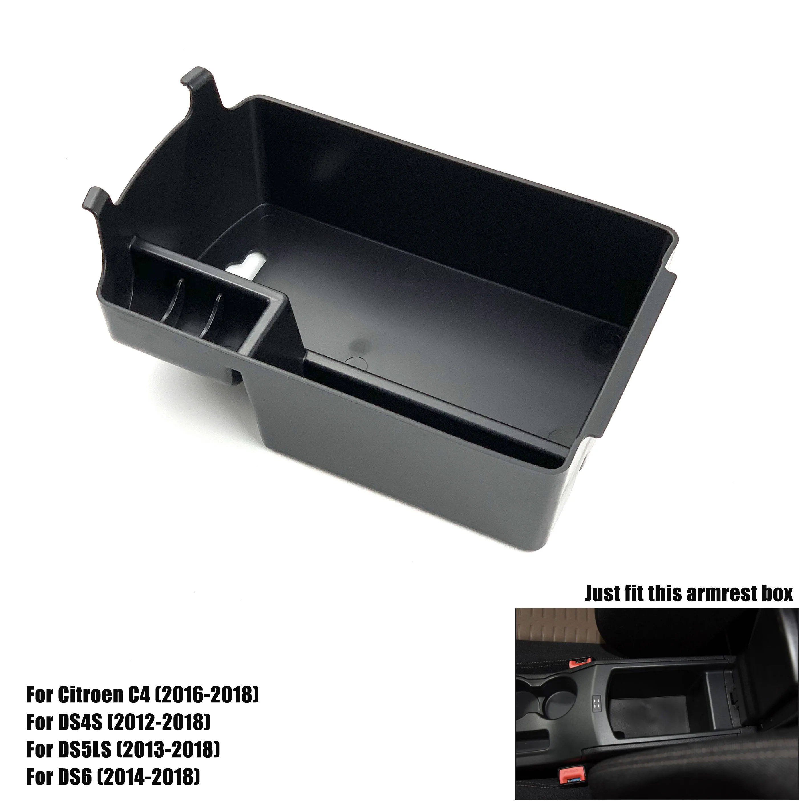 Автомобильный подлокотник контейнер для хранения Citroen C5 Aircross C4 C6 DS4S DS5LS DS6 DS7