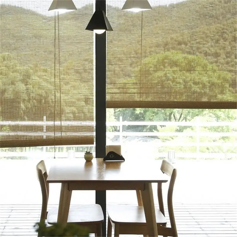 Декоративные дома магазины Fenetre For Love Bamboo Persianas Cortinas rollgordijnen Estores притягивающие