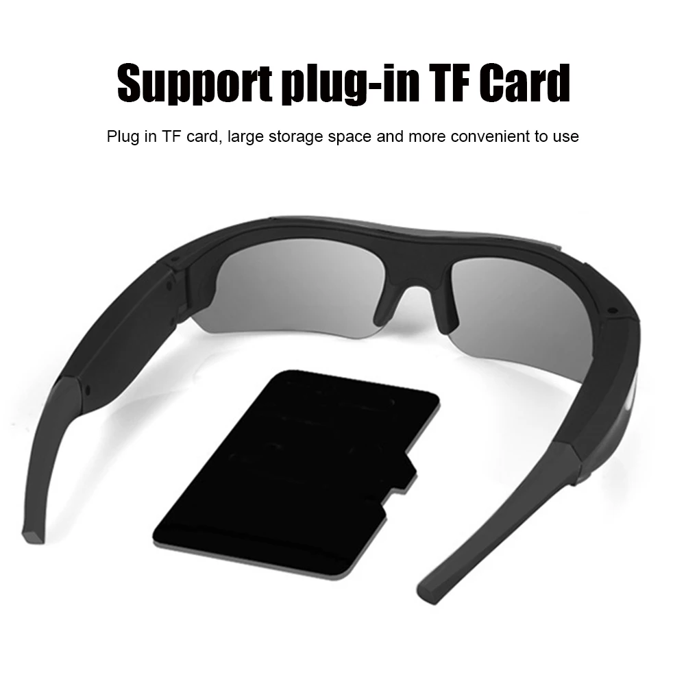 Спортивные солнцезащитные очки видеорегистратор мини 1080P HD камера шпионские DVR USB