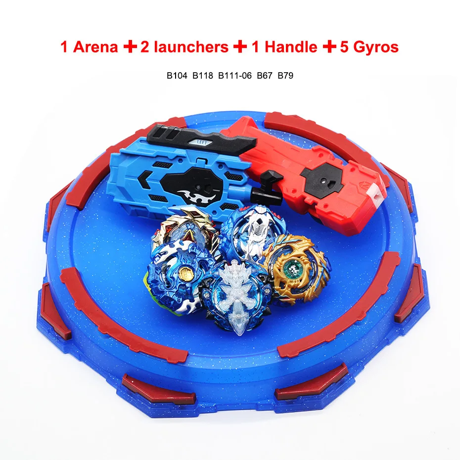 Takara Tomy Bey Bay Burst игрушки с пусковым устройством стартер Арена игрушка Металл Fusion Бог спиннинг Топ стадион лезвия игрушки новые - Цвет: 5pcs set 08