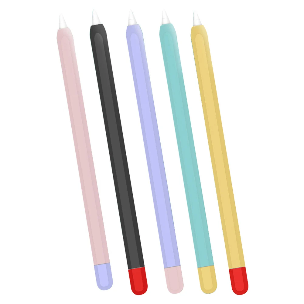 

Silicone Capacitive Stylus Pen Case Protective Sleeve Cap for Apple Pencil 1/2