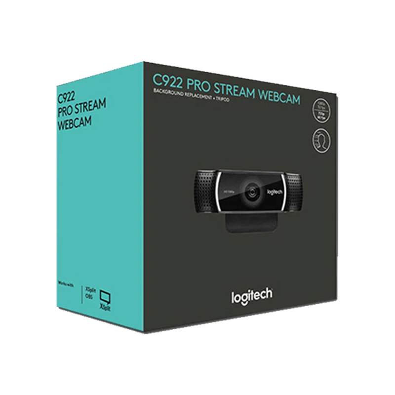 Logitech Pro C922 автоматическая веб-камера для потокового видео HD 1080p оригинальная