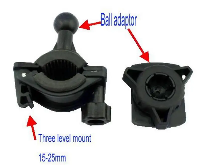 Водонепроницаемое крепление для велосипеда/мотоцикла 5-дюймовый комплект и