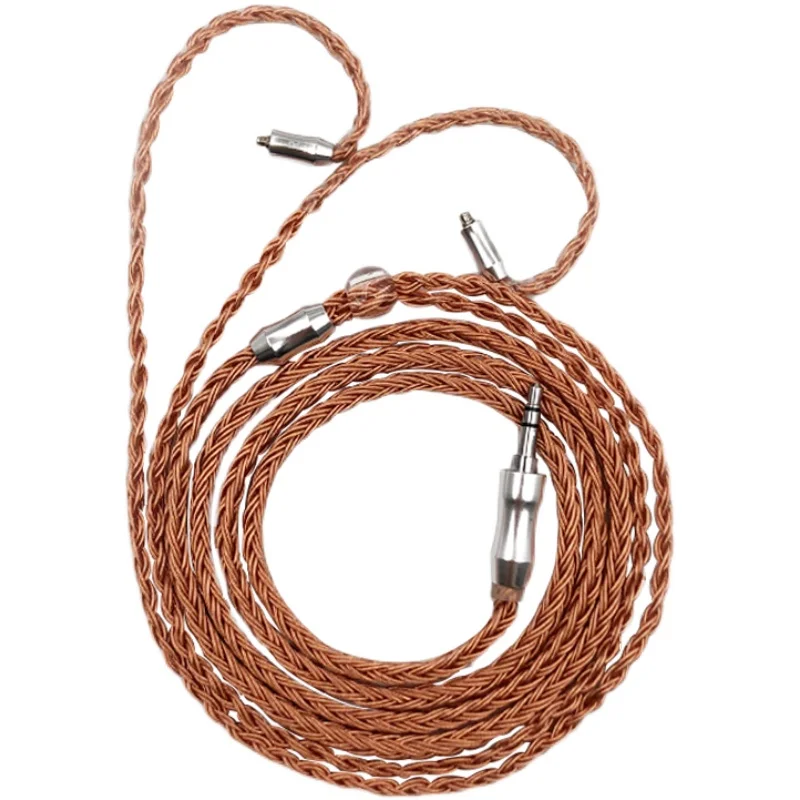 16 акций монокристаллический медный/посеребренный провод 784 сердечника mmcx 0 78 мм