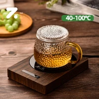200w cup heater mug warmer 100%c2%b0c hot tea makers warmer coaster 5 gear cup heaters mini induction cooker heating pad 220v