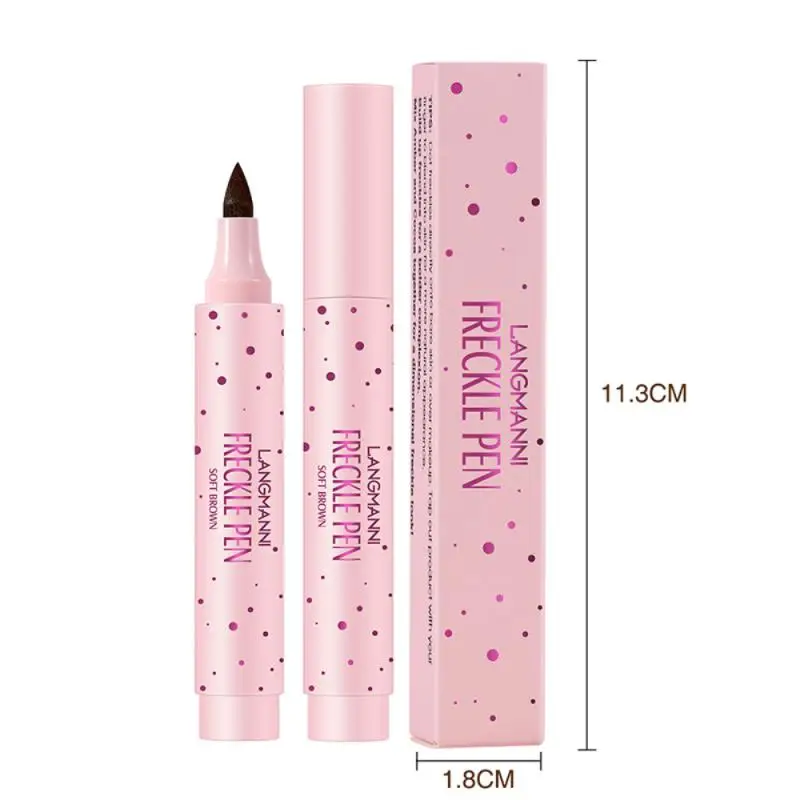 

Natural Lifelike Freckle Pen Easy To Color Non-fading Dot Spot Pen Convenient Face Concealer Makeup Freckle Pencil
