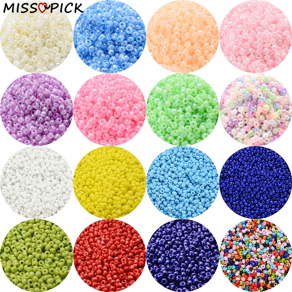 Очаровательные бусины из чешского стекла 200-1000 шт. 2/3/4 мм круглые