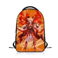 anime fullmetal alchemist students backpack school bag children cartoon knapsack boys girls rucksack kids bookbag satchel