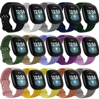 replacement band for fitbit versa 3 smartwatch soft silicone wristband waterproof breathable watch strap for fitbit sense