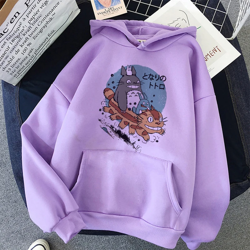 Тоторо Studio Ghibli в виде милого героя аниме забавные толстовки с принтом героев