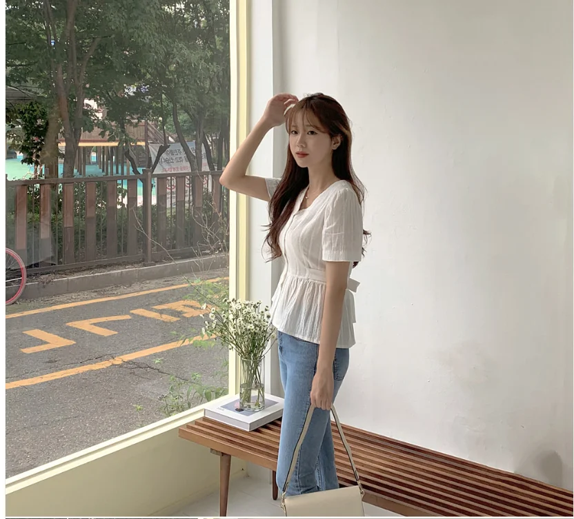 

New spring Vintage solid female Oversize Tops Women Shirt short sleeve Girls Blouse Summer Plus Size Women Blouses femme Blusas