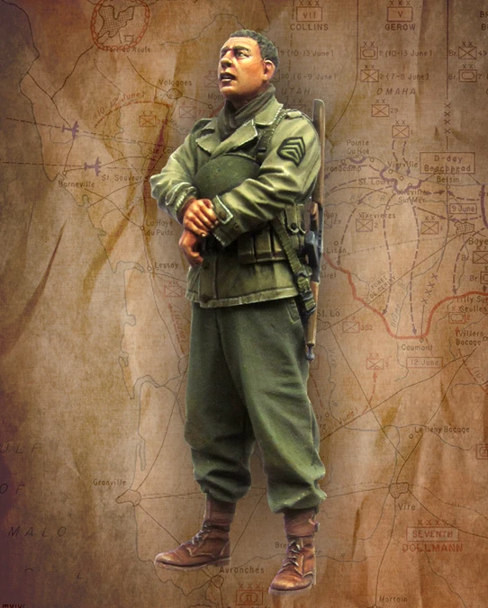 Unassambled 1/35 древних нам пехоты стенд статуэтка в виде набор миниатюрных моделей