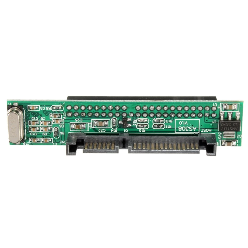 Совершенно новый SATA Женский к 44Pin 2 5 IDE Мужской HDD SSD адаптер конвертер 7 + 15P 22pin sata ide