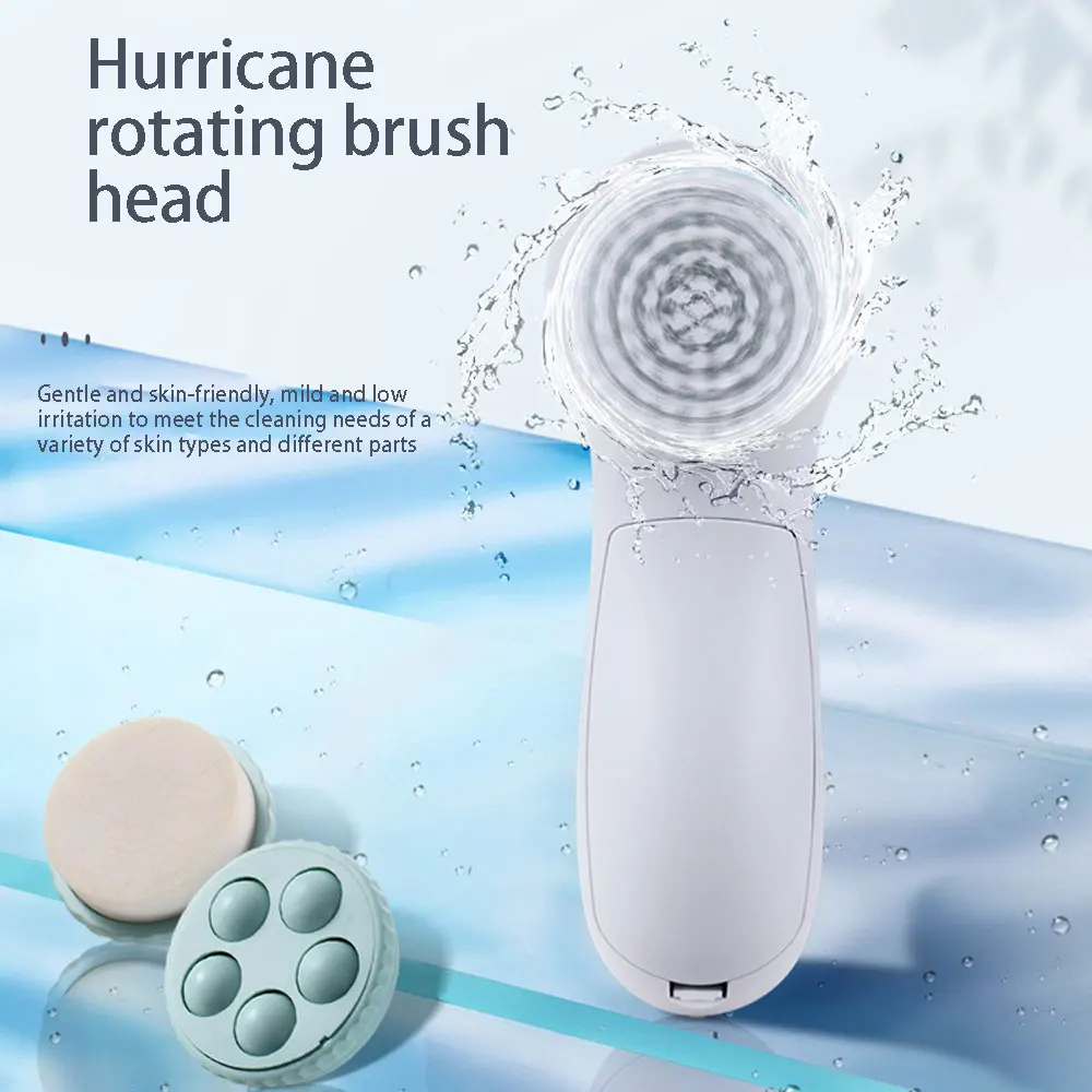 5 в 1 силиконовая щётка для чистки лица | Красота и здоровье