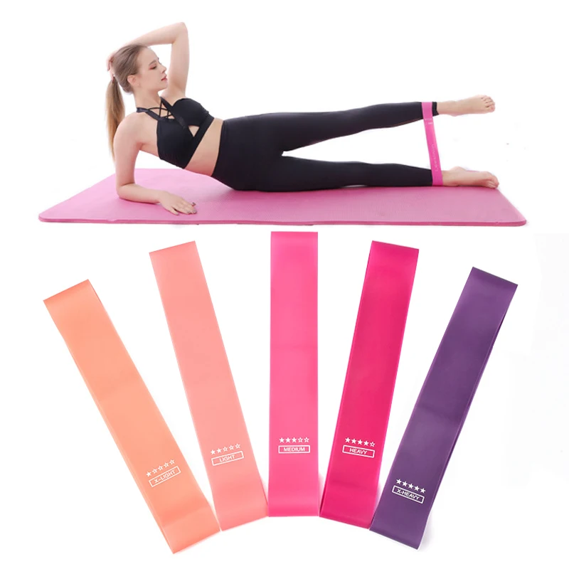 

Тренировочная Резиновая лента для фитнеса, тренажерного зала, резиновые ленты для пилатеса, спортивные мини-ленты для фитнеса, оборудовани...