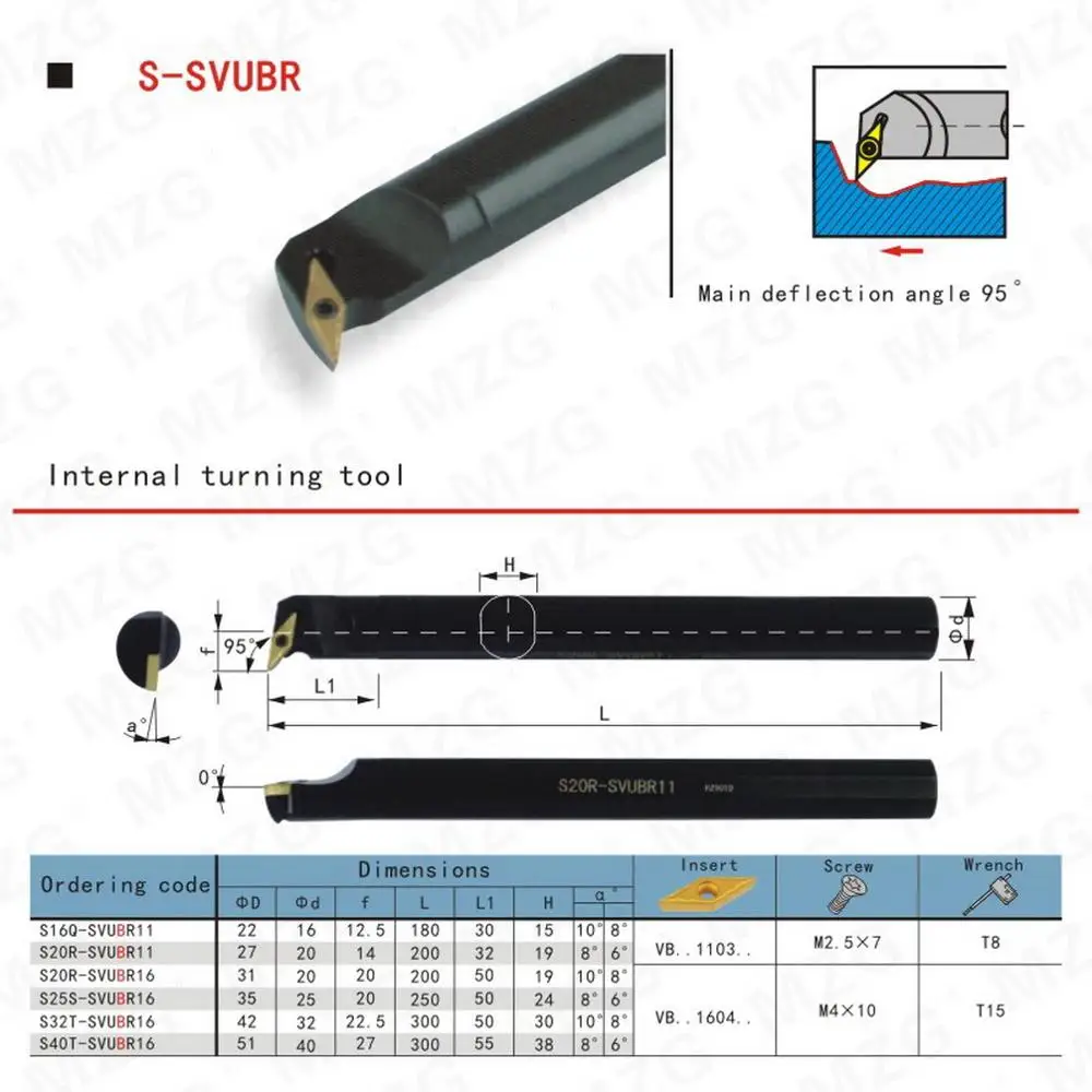 MOSASK SVUBR расточной бар S16Q-SVUBR11 обработки металла резак токарный станок с ЧПУ внутренние держатели резцов отверстий