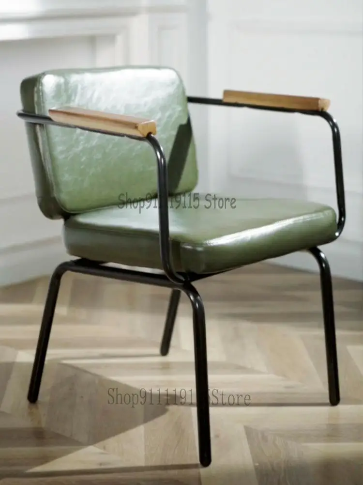Металлическое кресло в стиле ретро стул для отдыха кофейни обеденный креативный