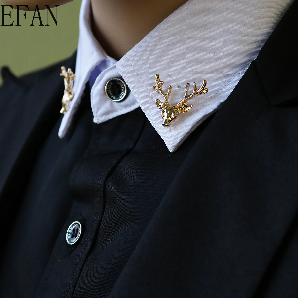 Винтажная металлическая брошь в виде оленя маленький олень для костюма рубашки