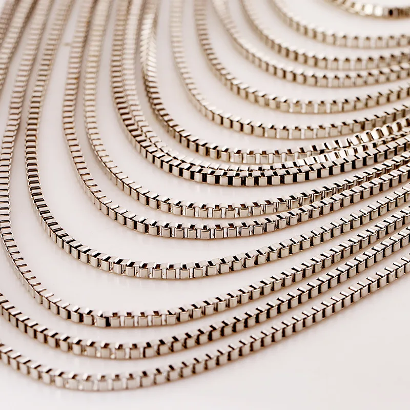 Модные цепи коробки многослойное колье для женщин изготовлено вручную Vinatage